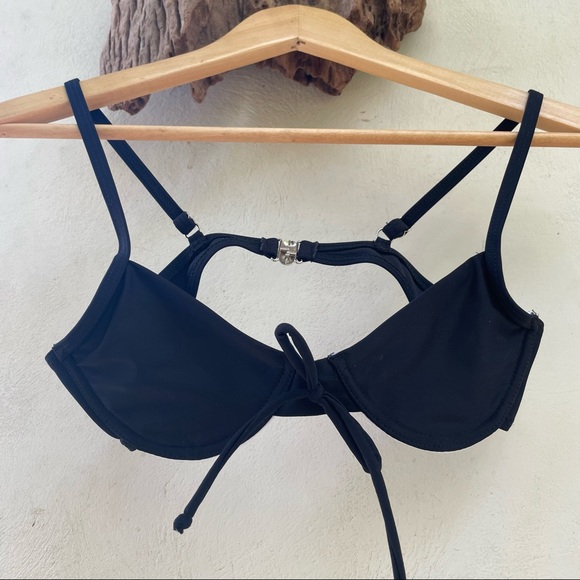- 👙3/20 Black Underwire Bikini Top - Picture 1 of 12